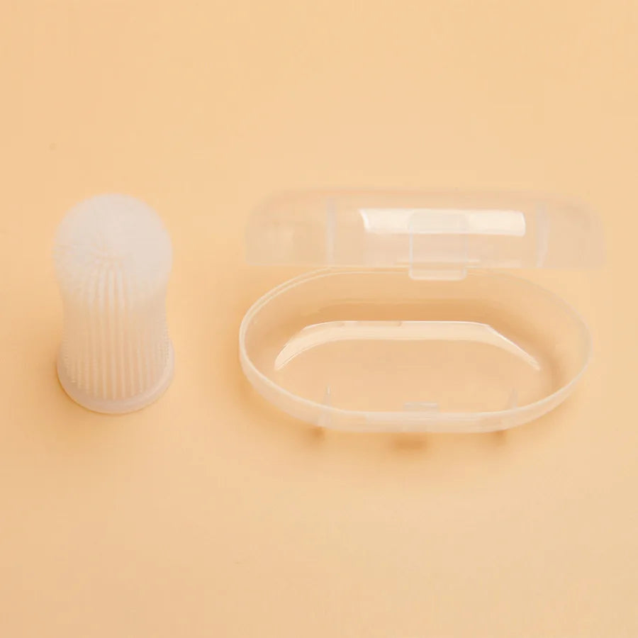Silicone Pet Finger Toothbrush – Gentle Dental Cleaning for Dogs & Cats
