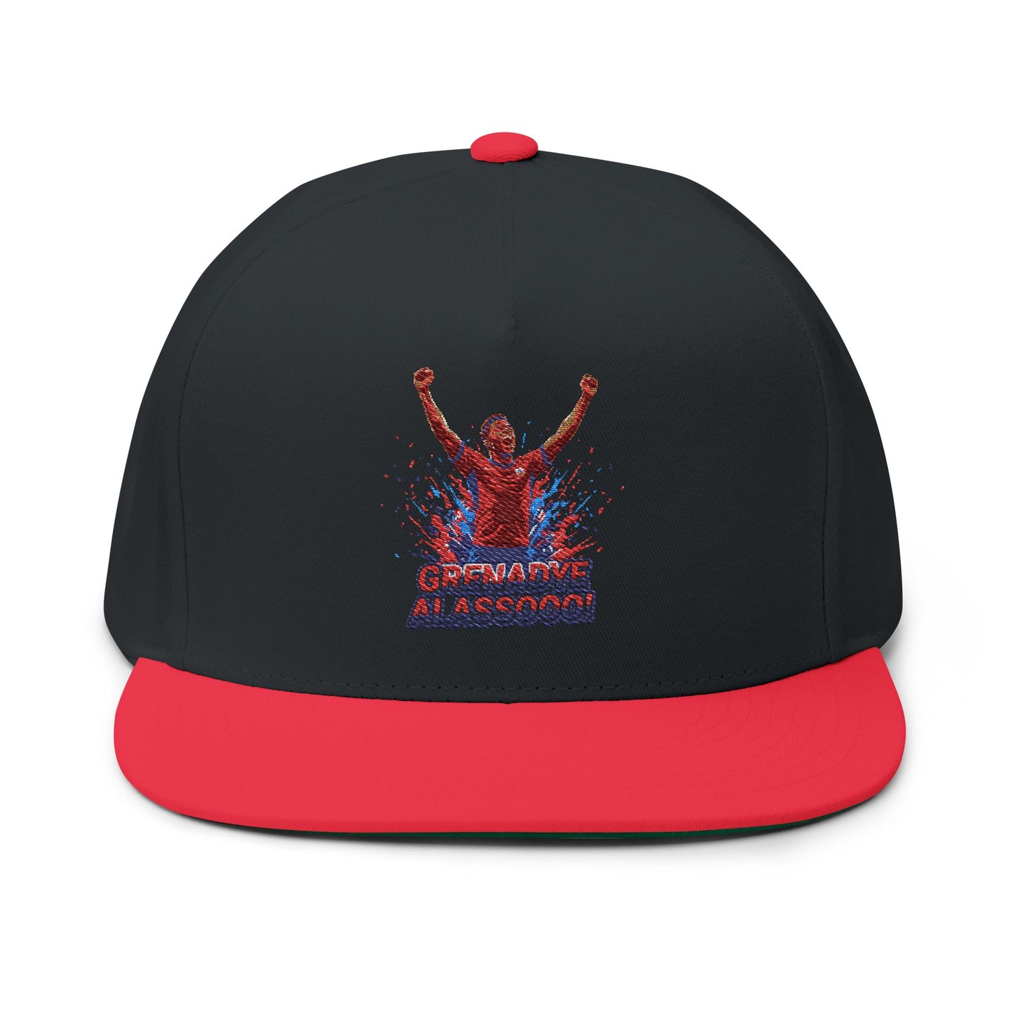 Champion Fan Flat Bill Cap — 'Grenadye Alassooo'