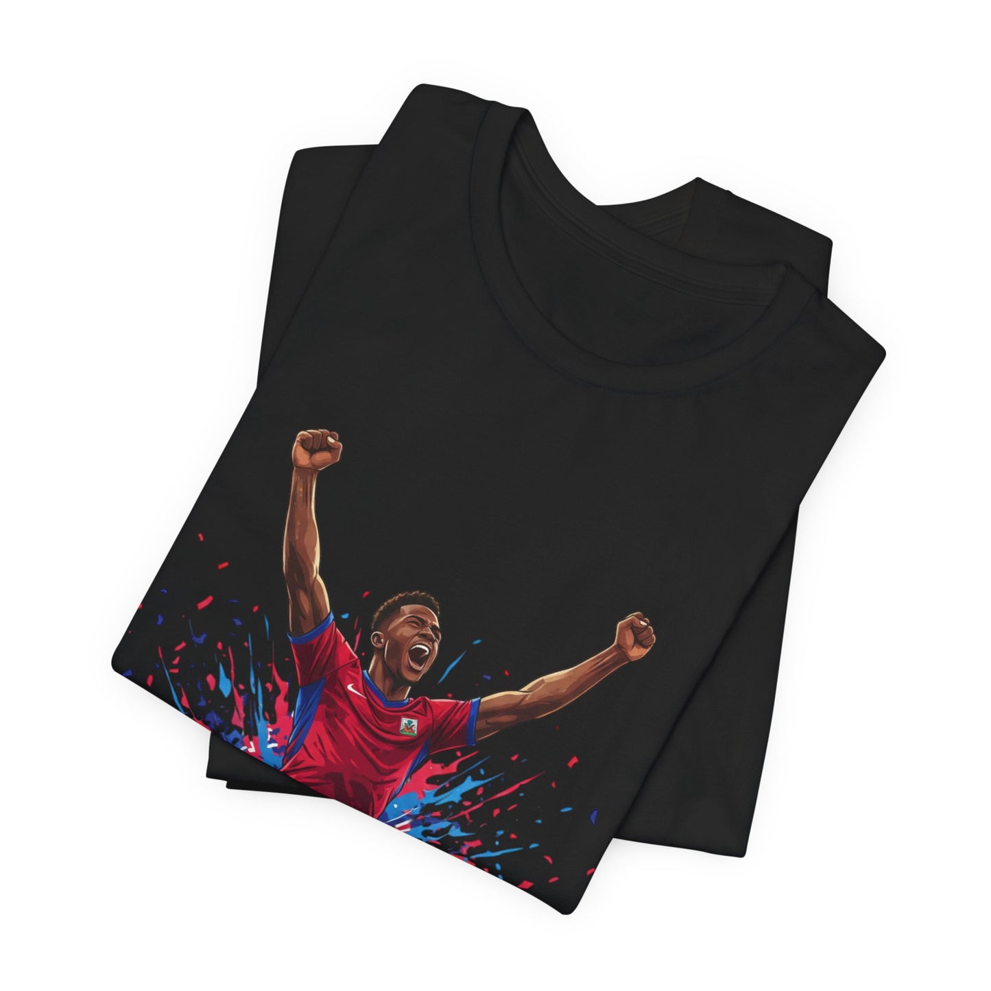 Soccer Celebration Tee — "Grenadye Alassooo!" Graphic Football Fan Shirt