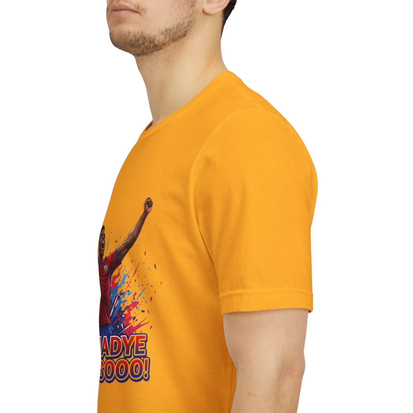 Soccer Celebration Tee — "Grenadye Alassooo!" Graphic Football Fan Shirt