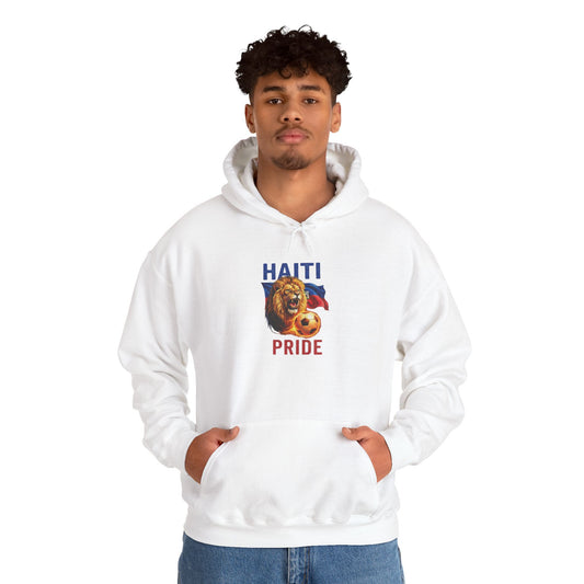 Haiti Pride Hoodie — Lion & Flag Graphic Pullover