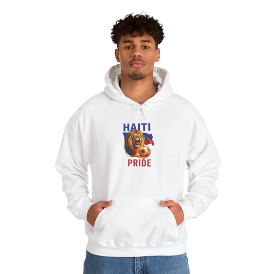 Haiti Pride Hoodie — Lion & Flag Graphic Pullover