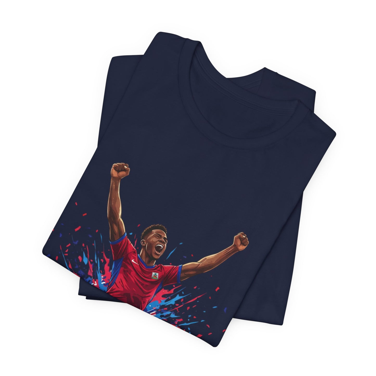 Soccer Celebration Tee — "Grenadye Alassooo!" Graphic Football Fan Shirt