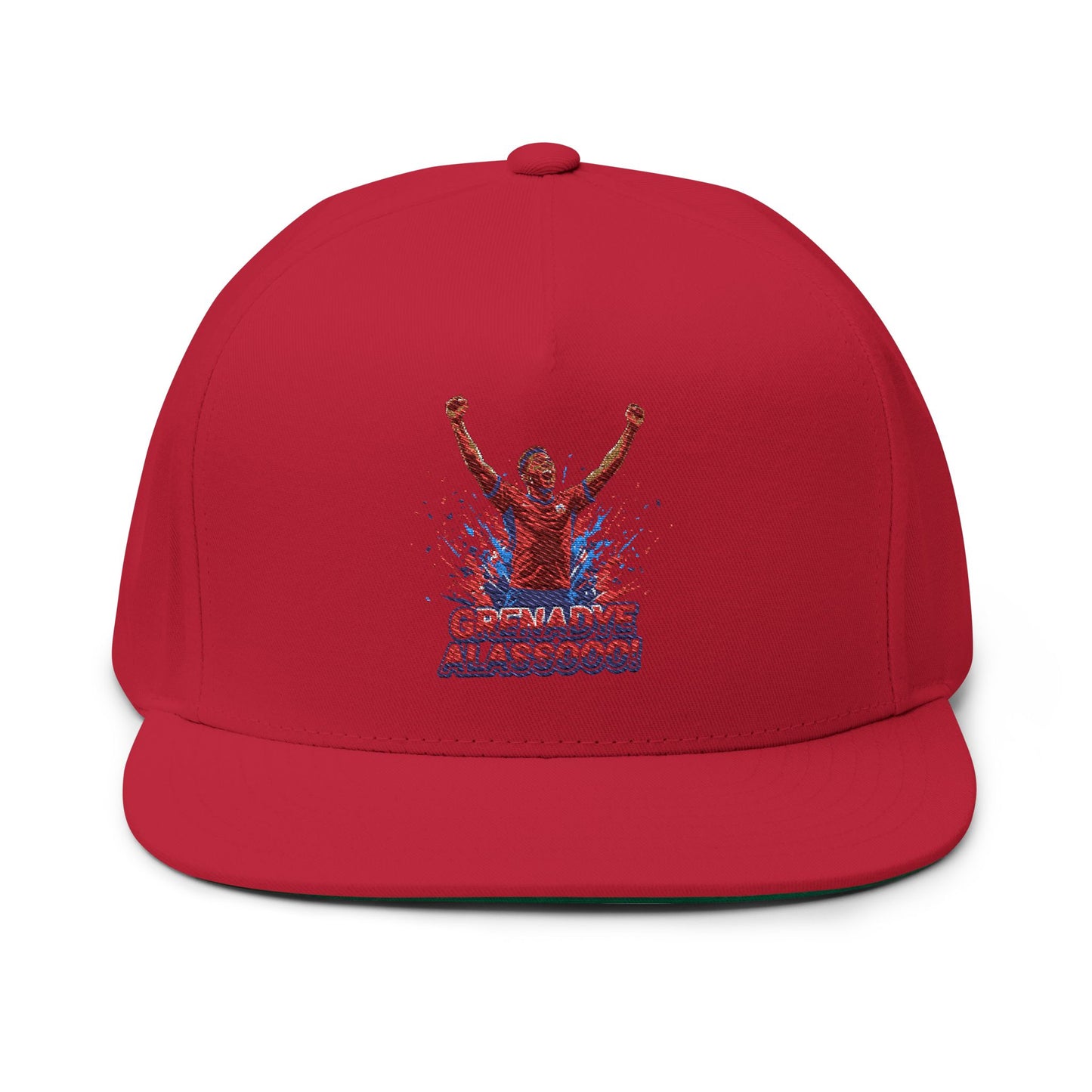 Champion Fan Flat Bill Cap — 'Grenadye Alassooo'